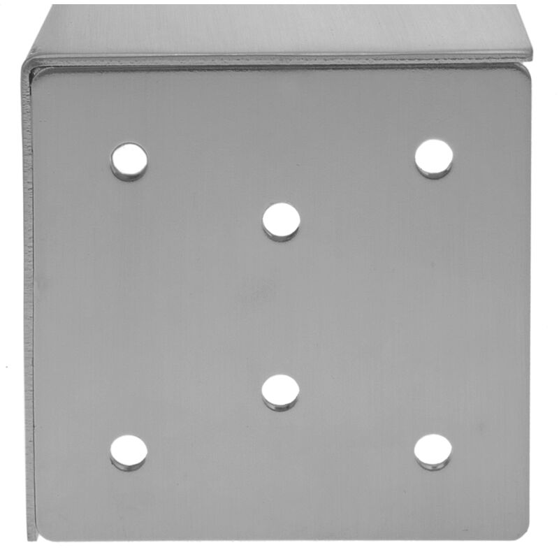 Pies c/úbicos para Mesa y Mueble Patas en Acero Inoxidable de 10cm 4-Pack PrimeMatik