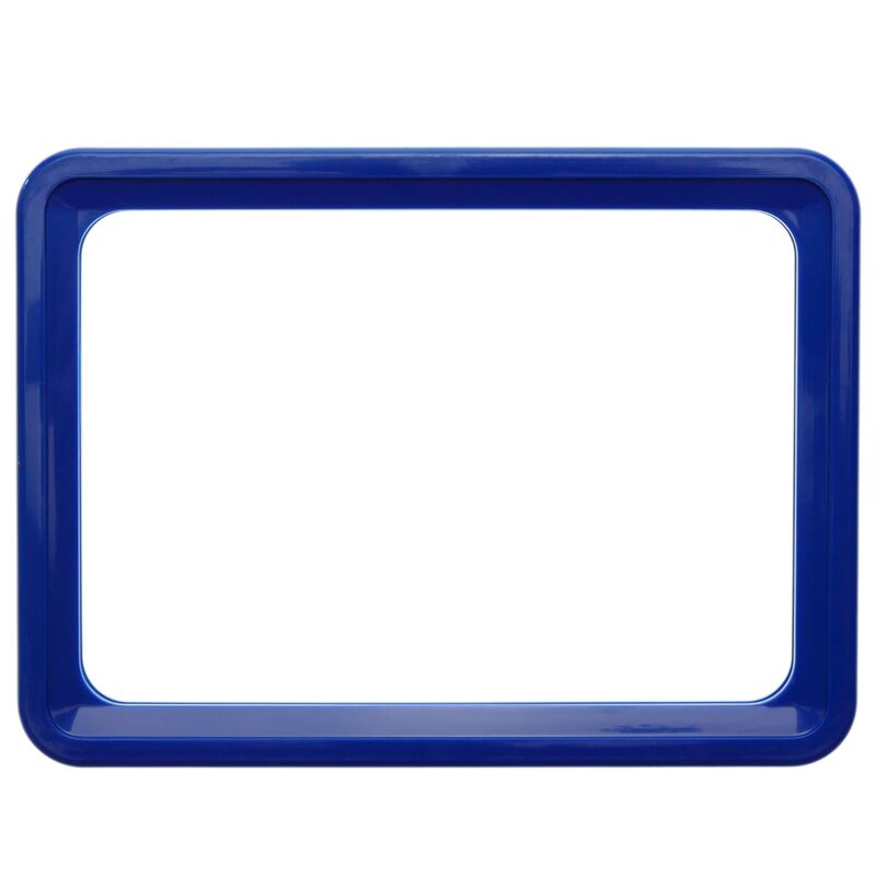 Image of Primematik - Quadro per cartelli, manifesti e segnaletica blu de la dimensione A3 427x304mm
