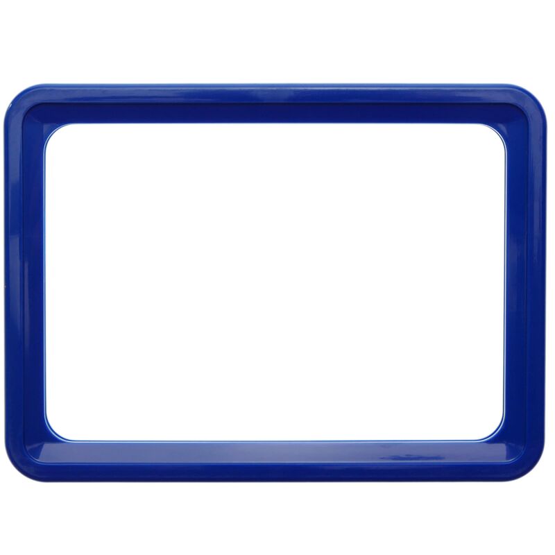 Image of Primematik - Quadro per cartelli, manifesti e segnaletica blu de la dimensione A4 306x215mm