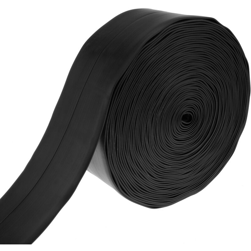 

PrimeMatik - Rodapié flexible autoadhesivo 19 x 19 mm. Longitud 15 m negro