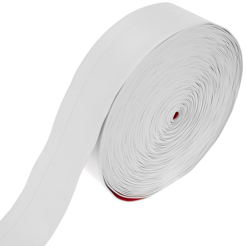 

PrimeMatik - Rodapié flexible autoadhesivo 50 x 20 mm. Longitud 25 m blanco