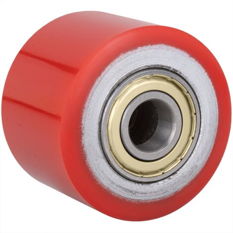 PrimeMatik - Roue pour transpalette Rouleau pour palette en polyuréthane 80 x 90 mm 800 kg