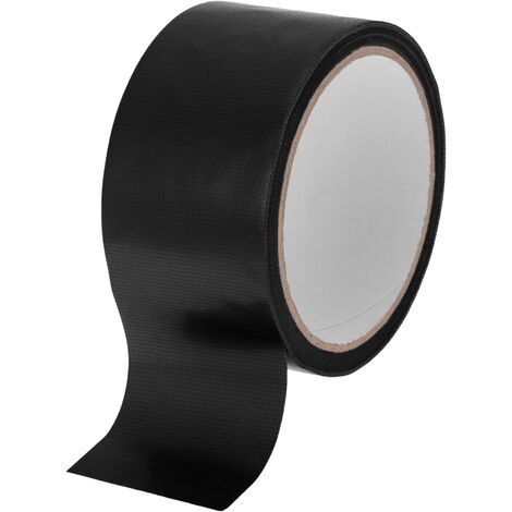 PrimeMatik - Ruban adhésif multi-usages 10 m x 50 mm coloris noir