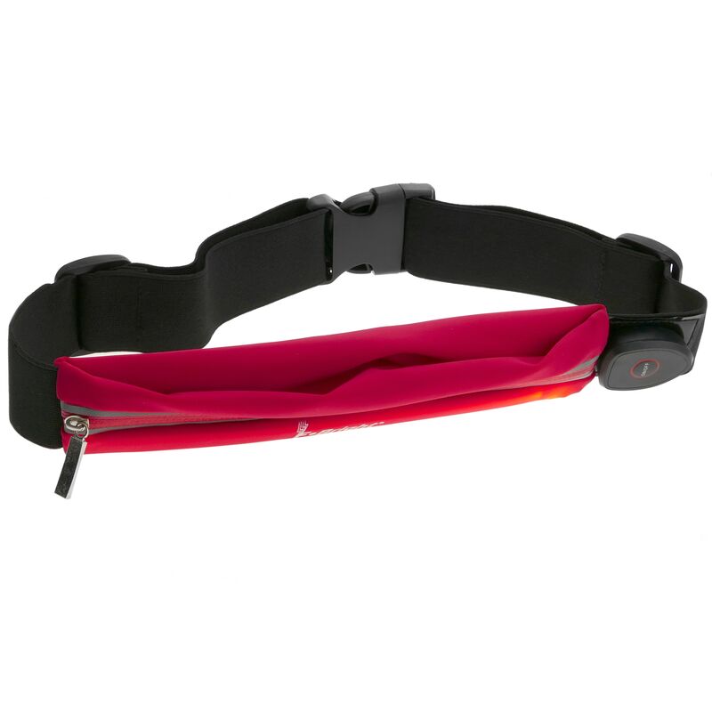 Sports waist bag with led light rechargeable by usb - Primematik