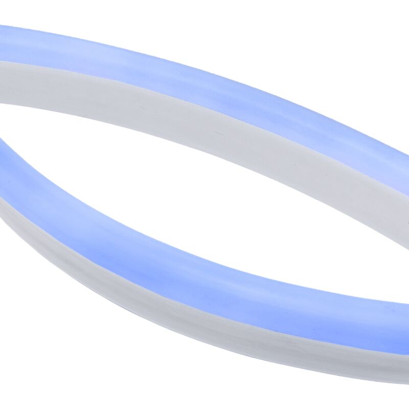 Image of Striscia flessibile led Neon Flex lnf 16x8mm 220VAC 10m blu - Primematik