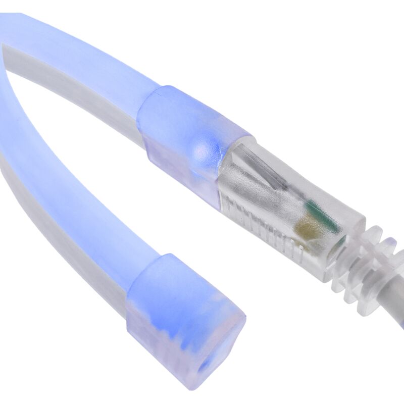 Image of Primematik - Striscia flessibile led Neon Flex lnf 16x8mm 220VAC 50m blu