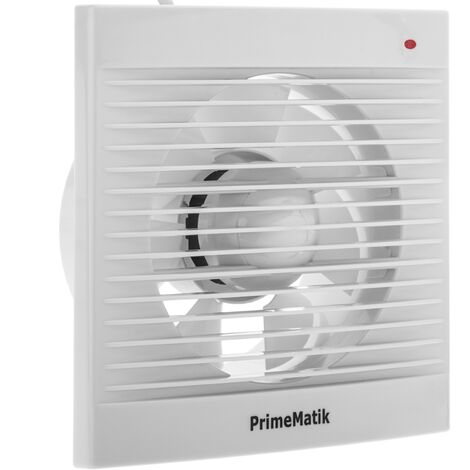 PrimeMatik - Ventilador de escape, extractor de aire de 150 mm de diámetro, alta potencia de succión, para lavabo cocina trastero garaje