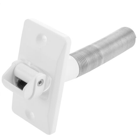 PrimeMatik - White pulley with spring for blinds