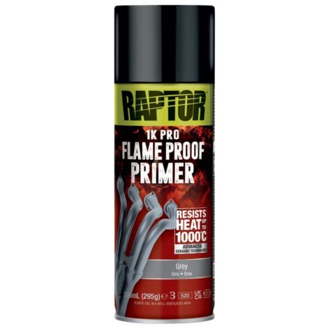 Primer Gris pour Peinture ignifuge Haute température 336ml Raptor