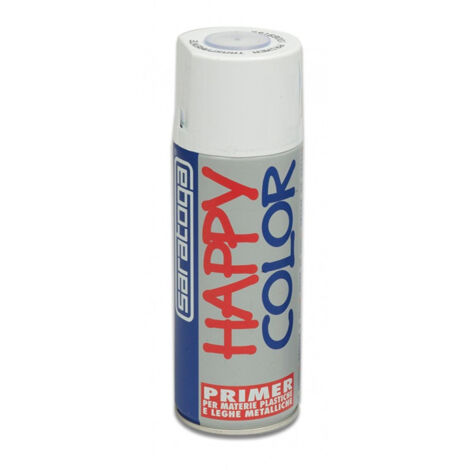 Primer happy color 400ml bomboletta trasparente per superfici difficili