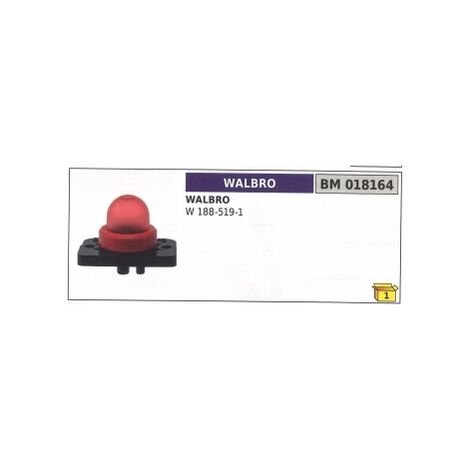 Primer miscela benzina WALBRO W 188-519-1 carburatore decespugliatore 018164