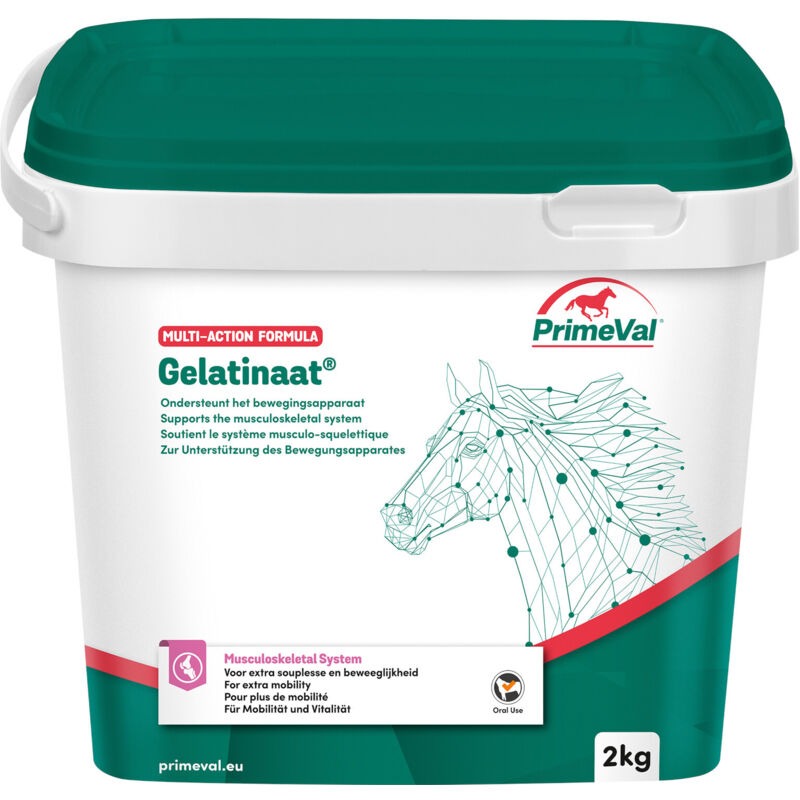 Primeval - Gelatinaat Für Pferde - Fördert Die Muskelkondition Und Den Erhalt Kräftiger Knochen - 2 Kg