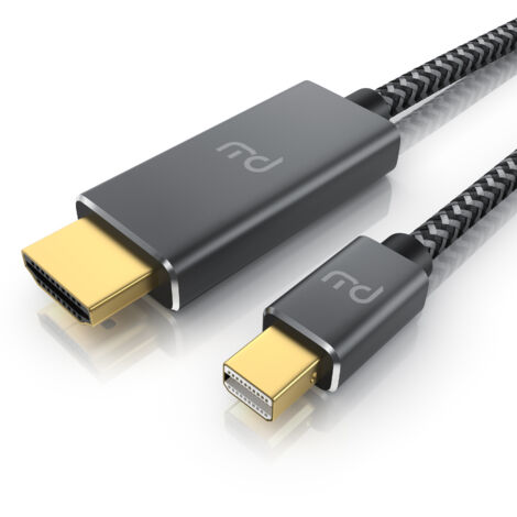 Primewire 4k Mini Displayport 1.4 zu Hdmi 2.0 Kabel - Mini DP Adapter - 4k@60Hz - Thunderbolt 1-2 - Audio und Video - für MacBook, Surface Pro, Lenovo - 3m