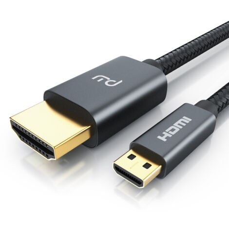 Primewire 8K HDMI 2.1 auf Micro HDMI Adapterkabel, 7680 x 4320 @ 120 Hz mit DSC - 1m