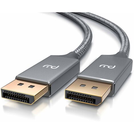 Primewire Premium DisplayPort auf DisplayPort Kabel mit Nylonummantelung 4K 3840 x 2160 @ 60 Hz - 2m