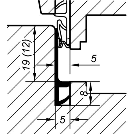 Primo TKS 5427 Fensterdichtung (Stulpdichtung) Kunststoff Dichtung schwarz
