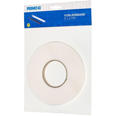 PRIMO Vorlegeband selbstklebend weiß 9×2 mm