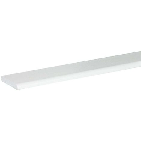 Primo Wandleiste 90 cm 33 x 5 mm weiß Leisten