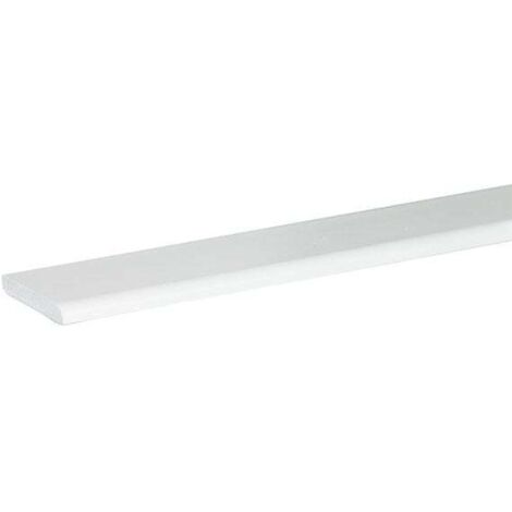 Primo Wandleiste 90 cm 55 x 9 mm weiß Leisten