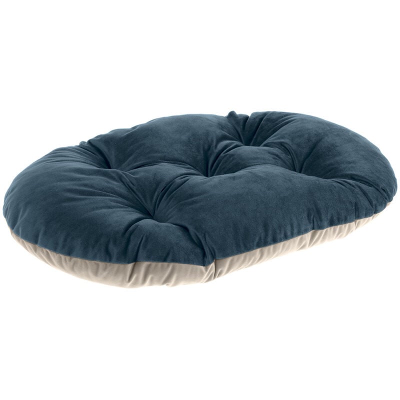 Ferplast PRINCE Coussin en velours doux pour chiens et chats. Diverses couleurs et tailles.. Variante 55/4 - Misure: 55 x 36 cm - Bleu