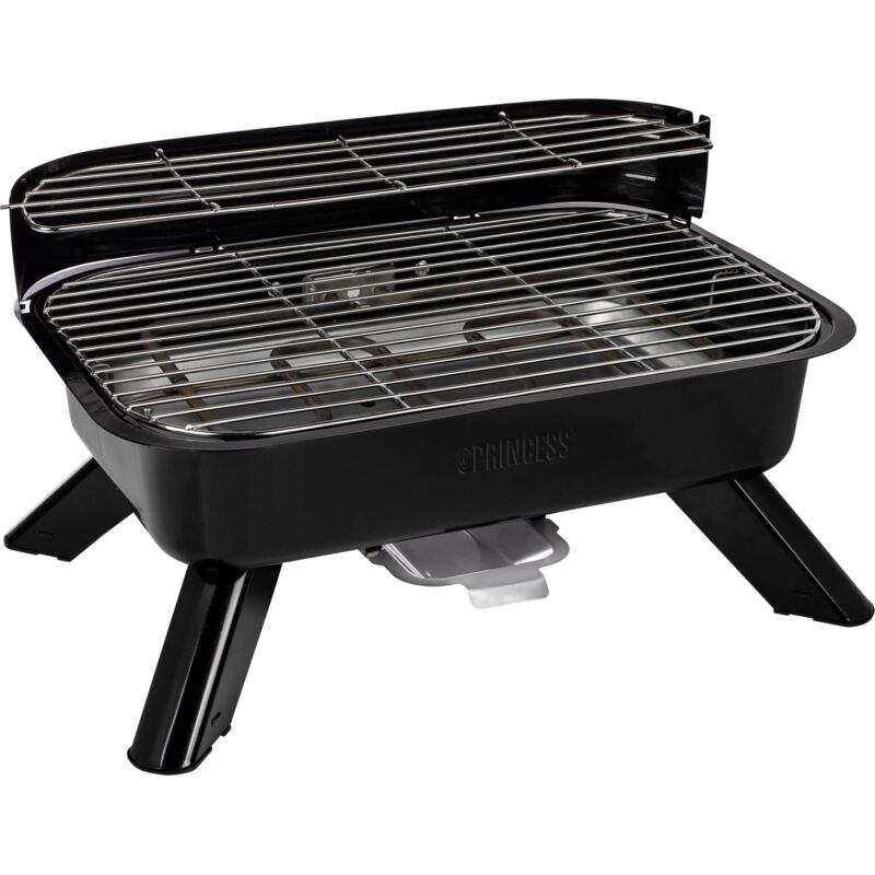 Princess 01.112252.01.001 Holzkohlegrill – Holzkohlegrill/Kohlegrill – schwarz