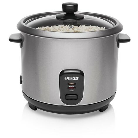 Princess 01.271950.01.001 Cuoci riso acciaio inox, Nero