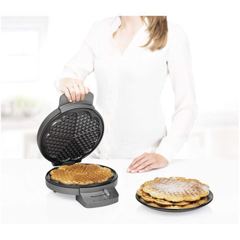 Princess 132380 Waffeleisen  Grau (metallic)