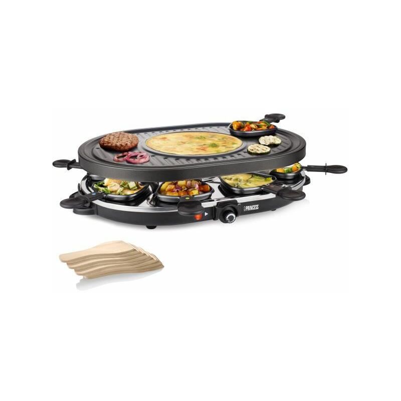 Image of 162700 Raclette 8 Oval Grill Party - Princess
