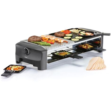 Princess 162820 Raclette 8 Stone e Grill Party