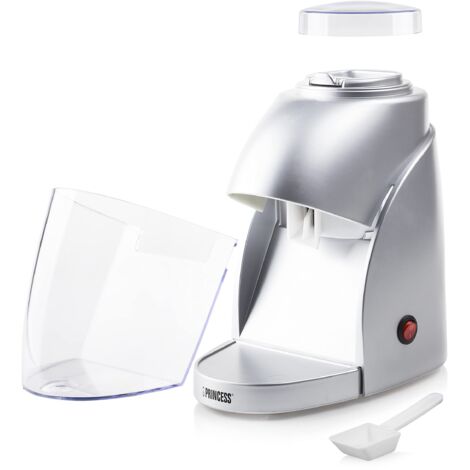 Princess 282984 Tritaghiaccio Elettrico, 55W, 0.6 l, Argento