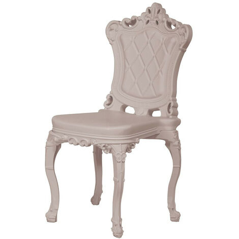 Princess of Love  Grigio tortora  originale Slide sedia seduta soggiorno sala da pranzo ingresso di design colorata in polietilene