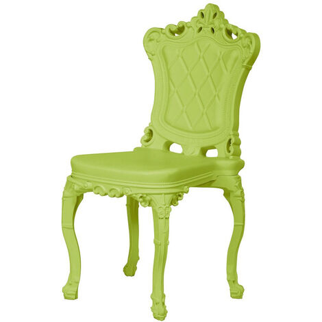 Princess of Love  Verde lime  originale Slide sedia seduta soggiorno sala da pranzo ingresso di design colorata in polietilene