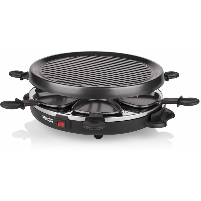 Parrilla raclette con 6 bandejas 800 W 162725 Princess -