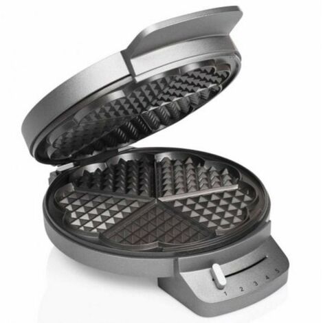 Princess Piastra per Waffle Deluxe Argento e Nero 1200W