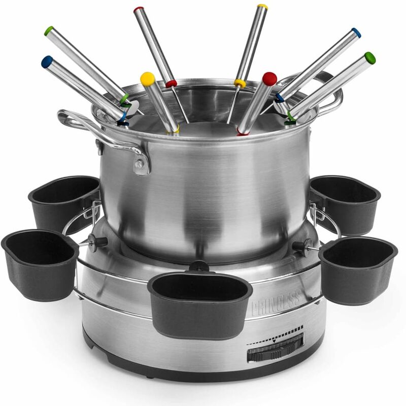 

Princess Set de fondue familiar acero inoxidable gris 800 W - Gris