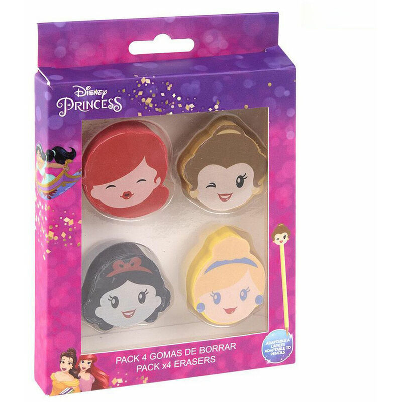 

Princess Set de Gomas de Borrar Princess (4 pcs)