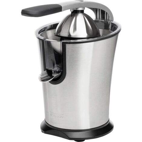 Princess Spremiagrumi Elettrico Professionale Master Pro, 300 W, 62 Decibel, Cono Universale per Agrumi, Acciaio Inossidabile, Leva in Alluminio Pressofuso