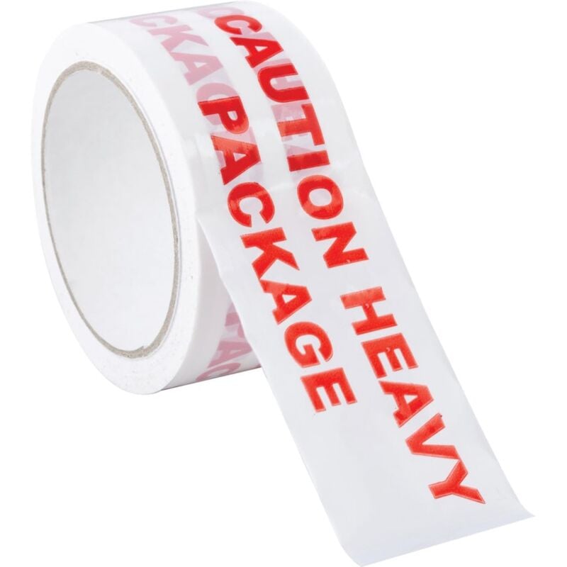 Avon - Printed 'Caution Heavy Package' Tape - 50mm x 66m