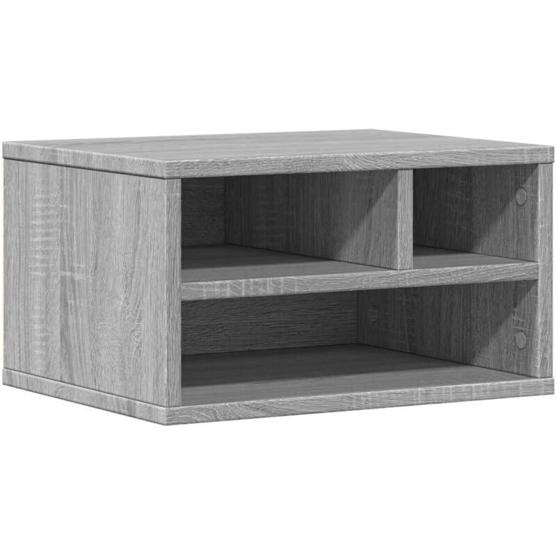 Printer Stand Grey Sonoma 40x32x22, 5 Cm Engineered Wood Vidaxl