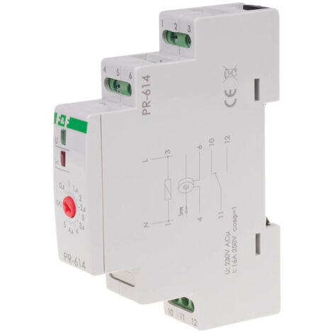 Prioritätsrelais, DIN-Schienenmontage, 230 V u=0,5÷5 A Kontakt: 1 Schließer/Öffner PR-614
