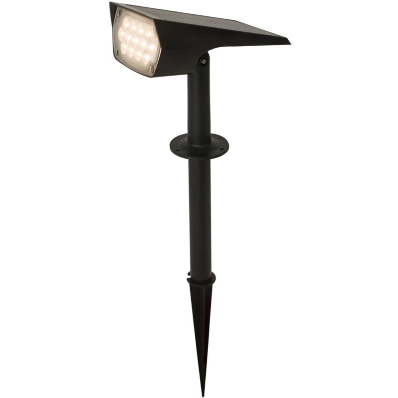 Outdoor solar lights Helier (modern) in Black made of Plastic (1 light source,) from Prios black