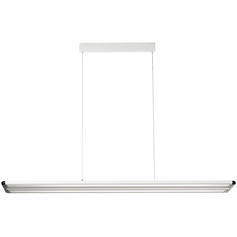 Prios - Ceiling Light Zyair dimmable (modern) in White made of Aluminium for e.g. Office & Workroom (1 light source,) from white