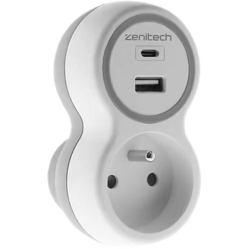 Prise 16a + chargeur usb/a + c d'origine