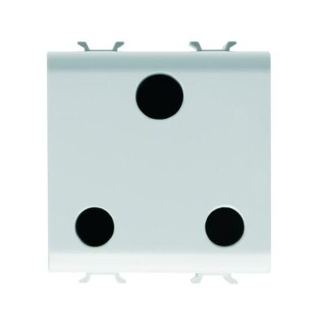 PRISE 2M 2 P+T 15A STD ANGLAIS BLANC GEWISS GW10297