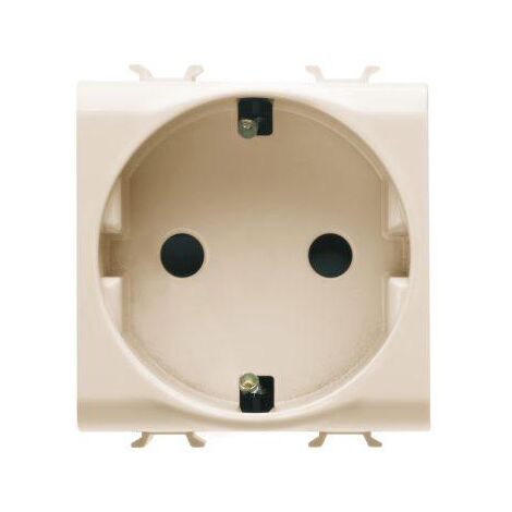 PRISE 2M 2 P+T 16A STD D IVOIRE GEWISS GW11241