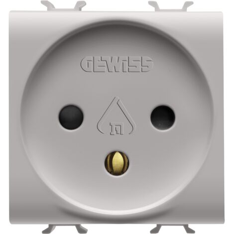 PRISE 2M 2 P+T 16A STD ISRAELIEN BEIGE GEWISS GW13281
