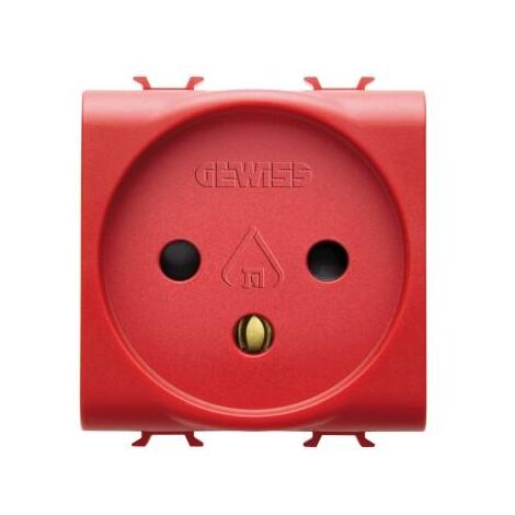 PRISE 2M 2 P+T16A L.RÉSERVÉES STD ISR RO GEWISS GW10291