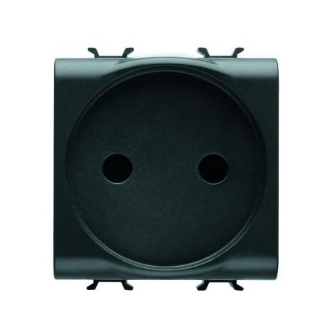 PRISE 2M 2P 16A STD FR NOIR GEWISS GW12246