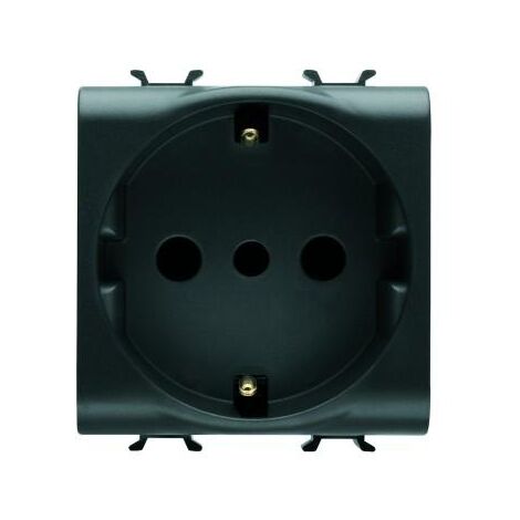 PRISE 2M 2P+T 16A P30 STD I/D NOIRE GEWISS GW12205