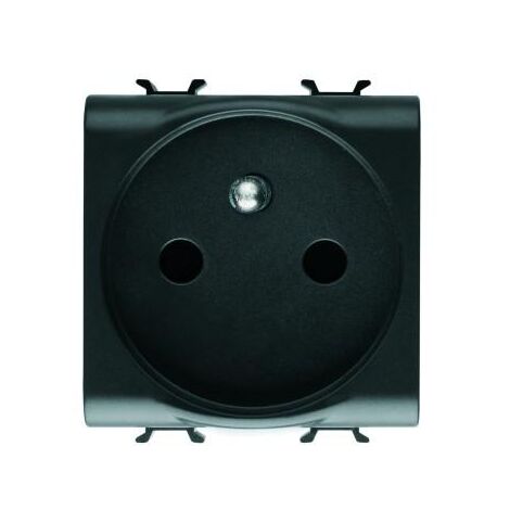 PRISE 2M 2P+T 16A STD FR NOIR GEWISS GW12247